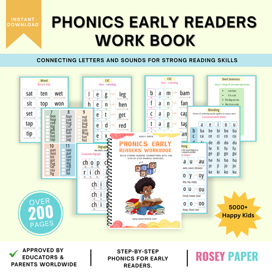 Phonics Early Readers Workbook