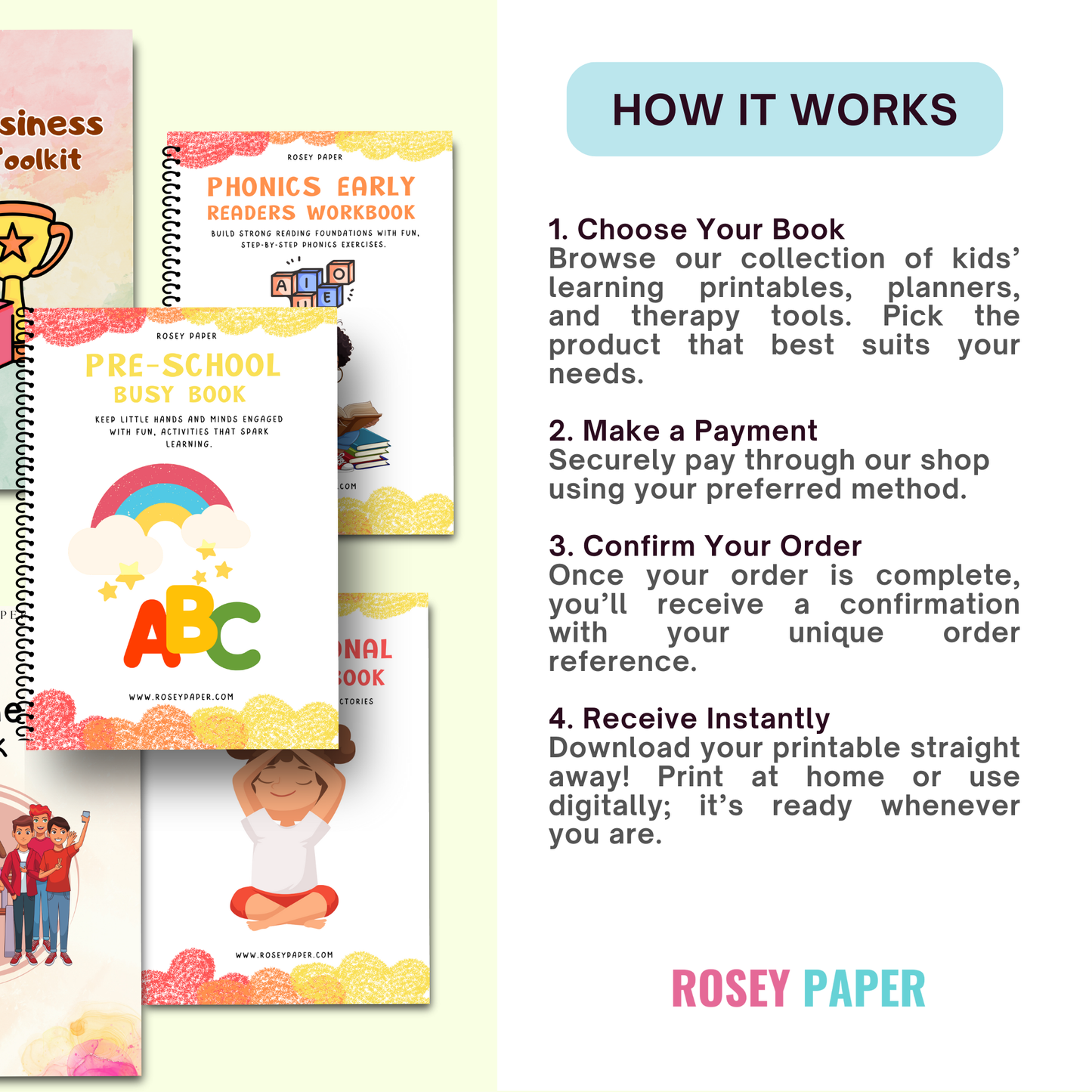 Phonics Early Readers Workbook