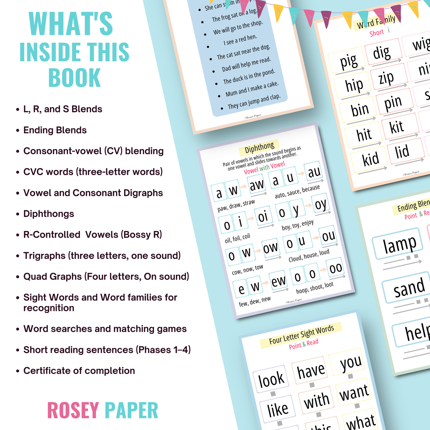Phonics Early Readers Workbook