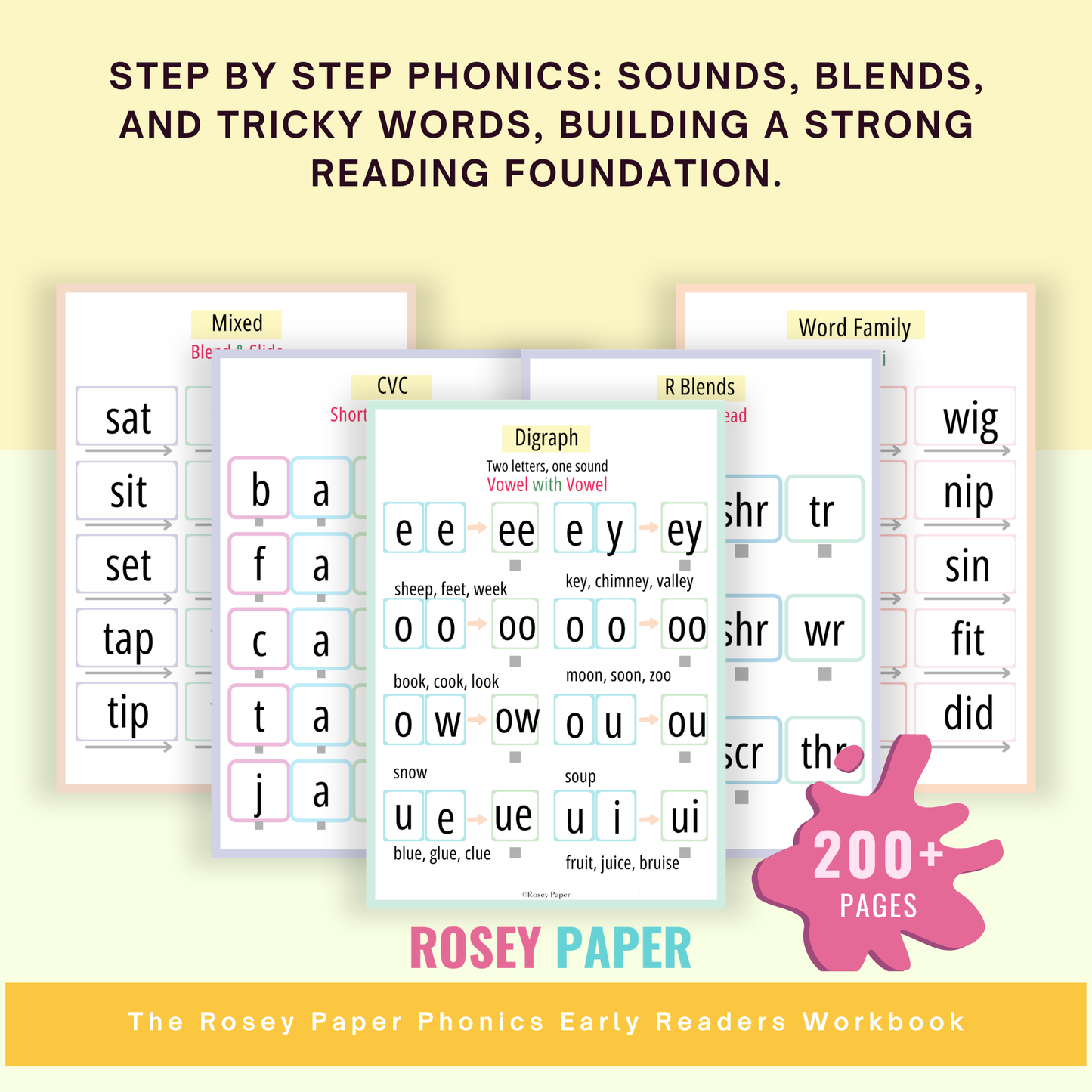 Phonics Early Readers Workbook