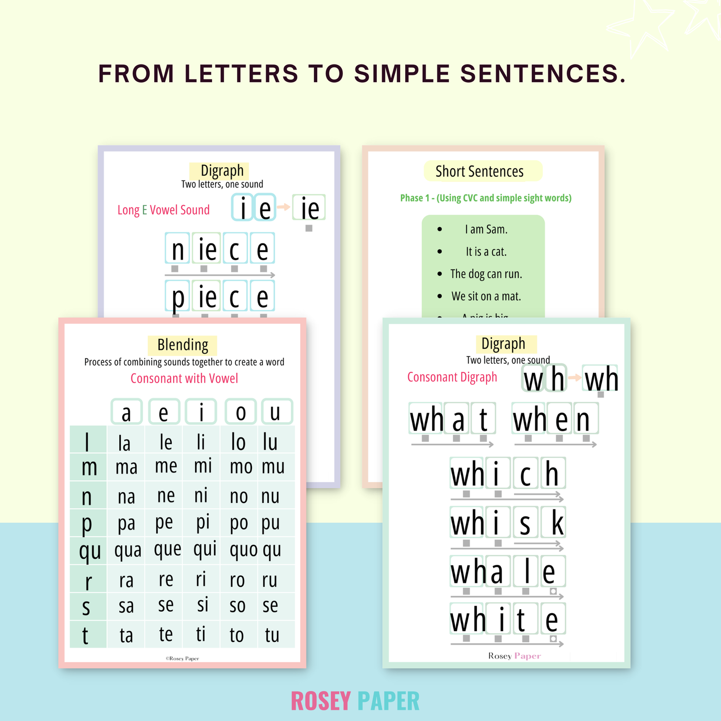 Phonics Early Readers Workbook