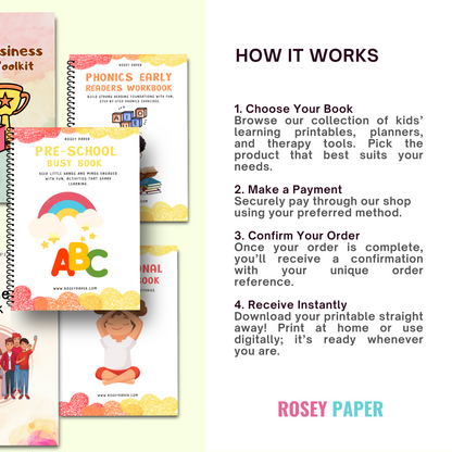 Preschool Busy Book