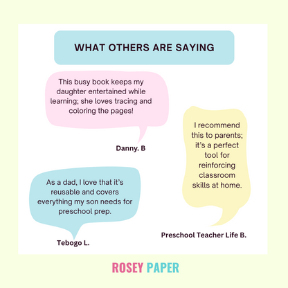 Preschool Busy Book