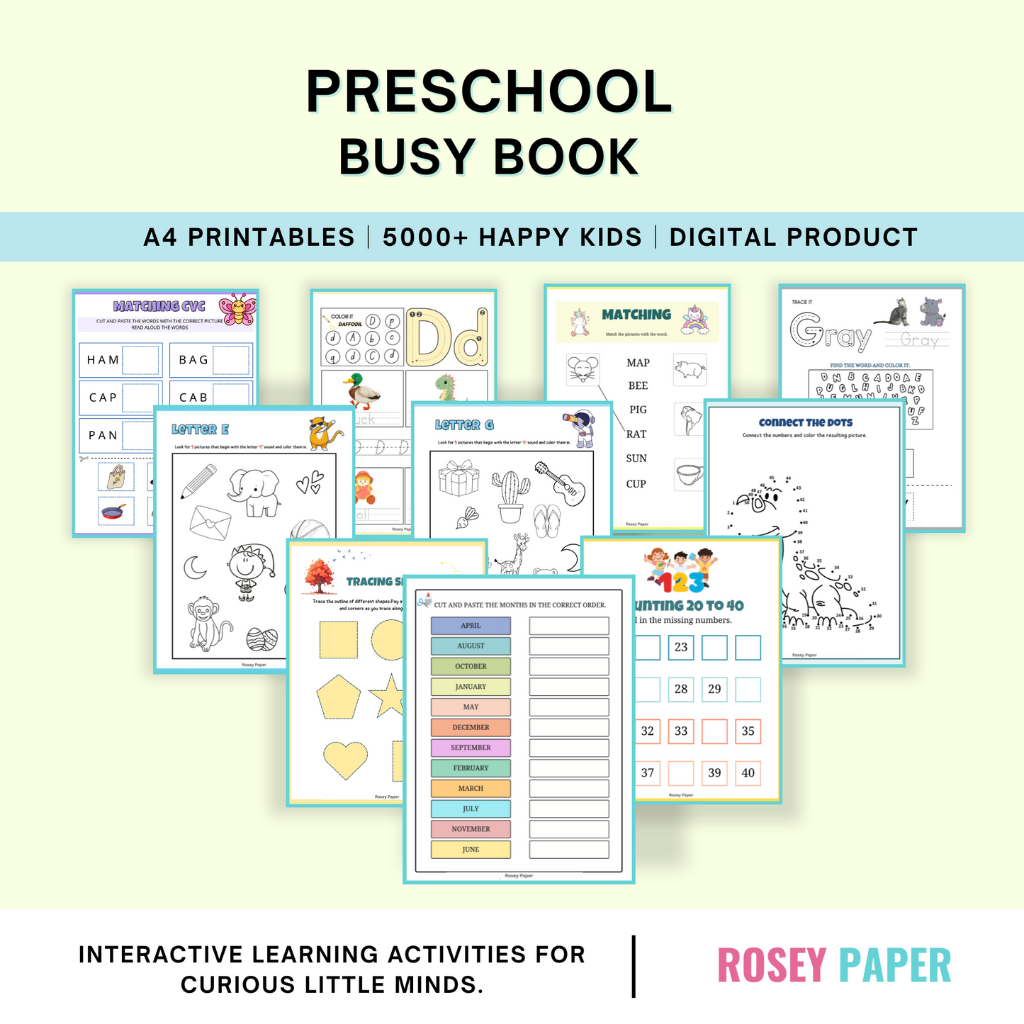 Preschool Busy Book