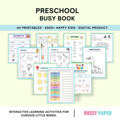 Preschool Busy Book