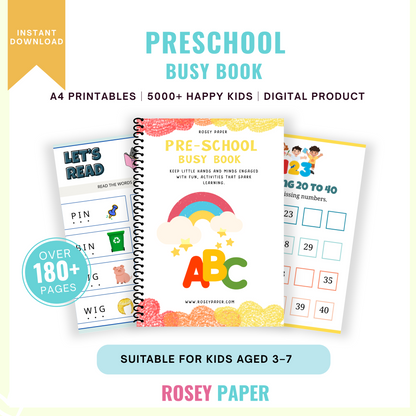 Preschool Busy Book