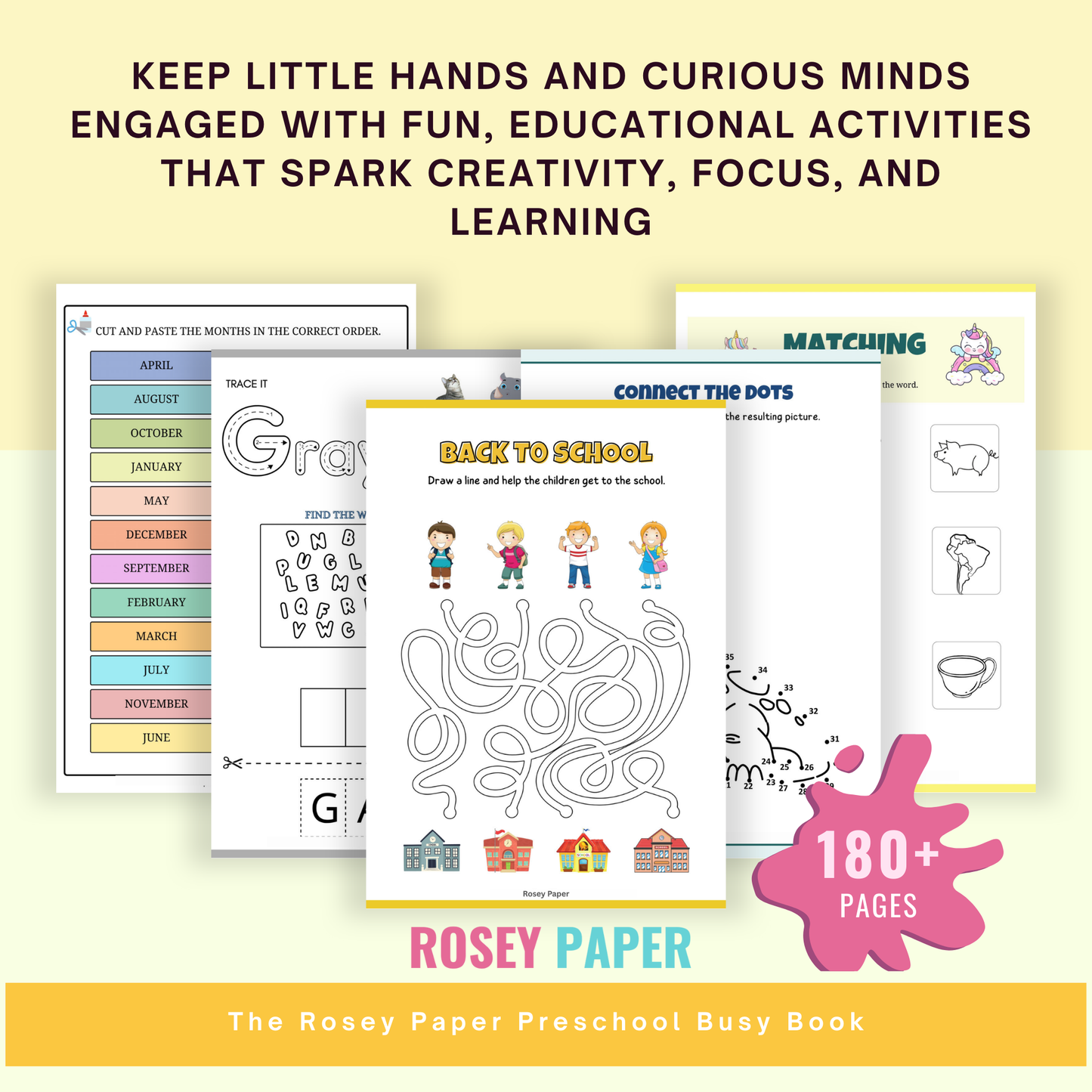 Preschool Busy Book