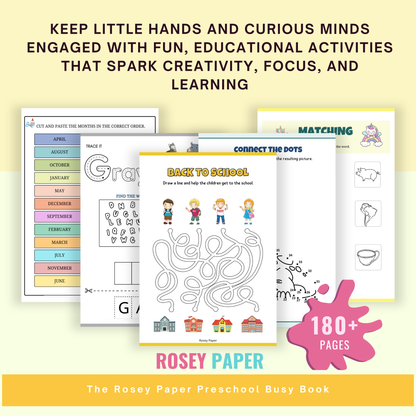 Preschool Busy Book