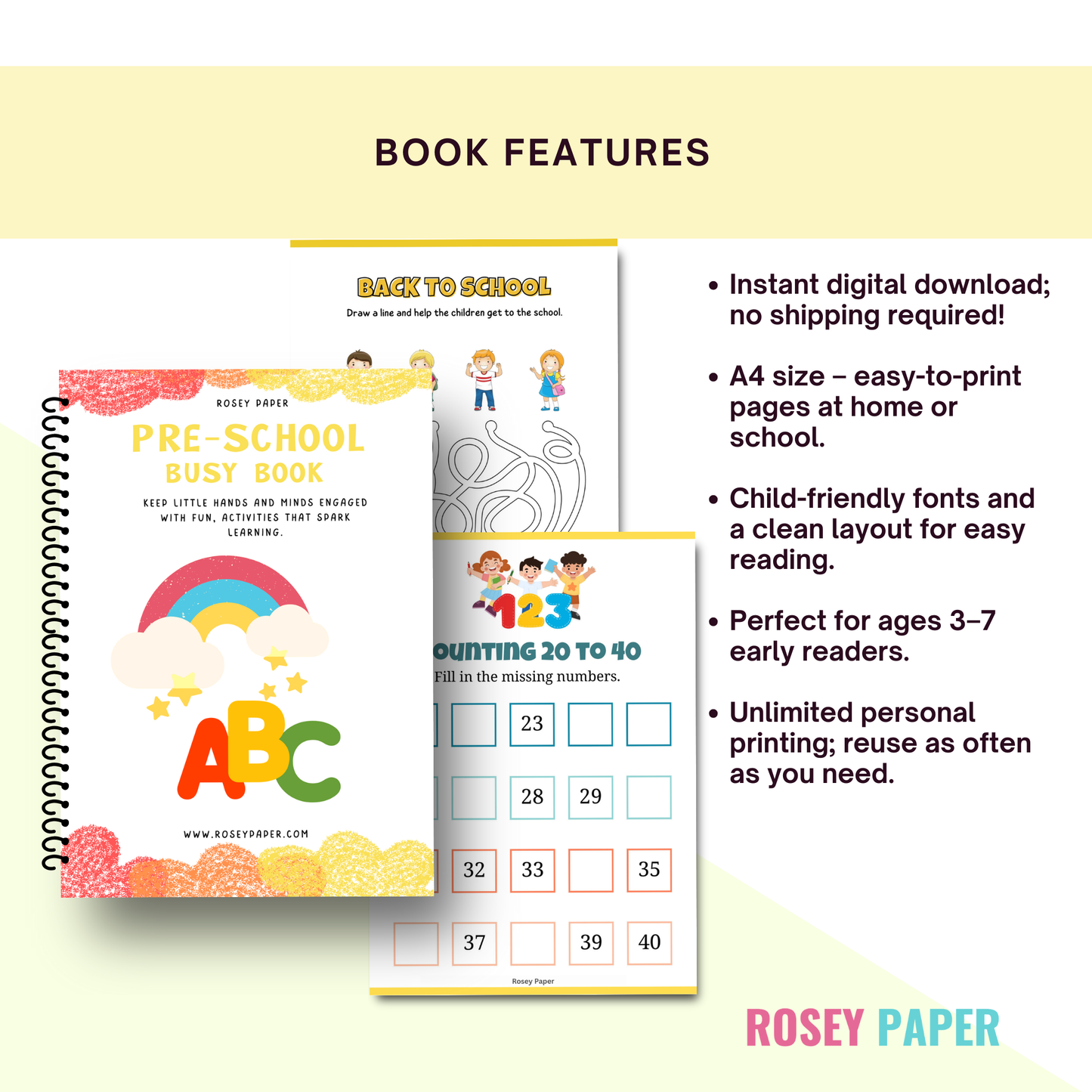 Preschool Busy Book